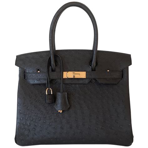 hermes oran ostrich|hermes birkin ostrich black.